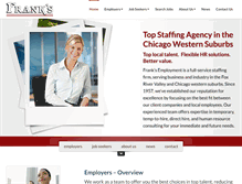 Tablet Screenshot of franksemployment.com
